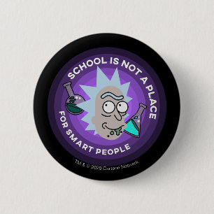 Macaron Rond 5 Cm RICK ET MORTY™  Motif des patchs spatiaux