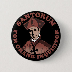 Macaron Rond 5 Cm Rick Santorum pour l'inquisiteur grand