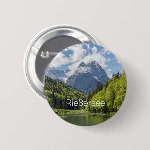 Macaron Rond 5 Cm Riessersee Alpes Garmisch Partenkirchen Bavière