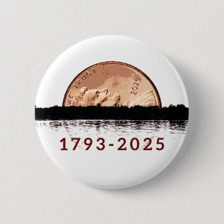 Macaron Rond 5 Cm RIP bouton Penny