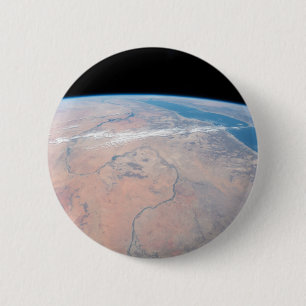 Macaron Rond 5 Cm Rivière Du Nil Qui Tourne Vers Le Nord Près De La 