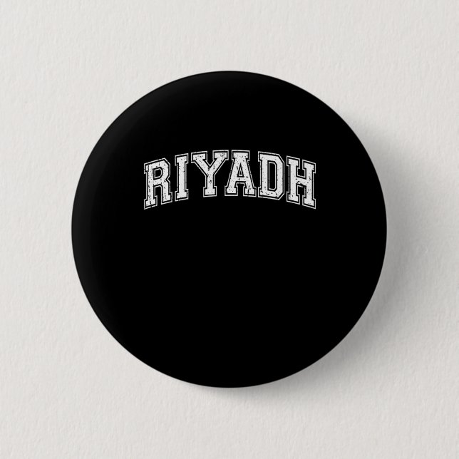 Macaron Rond 5 Cm Riyad, capitale de l'Arabie Saoudite (Devant)
