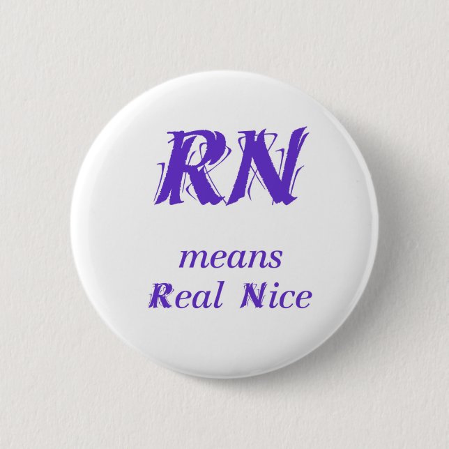 Macaron Rond 5 Cm RN en violet (Devant)