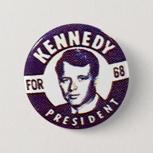 Macaron Rond 5 Cm Robert Kennedy - bouton