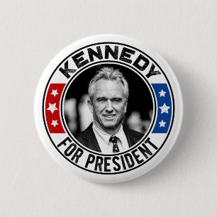 Macaron Rond 5 Cm Robert Kennedy, Jr. pour le président 2024