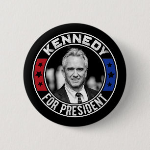 Macaron Rond 5 Cm Robert Kennedy, Jr. pour le président 2024