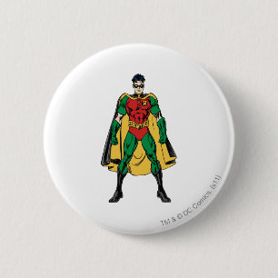 Macaron Rond 5 Cm Robin Classic Stance