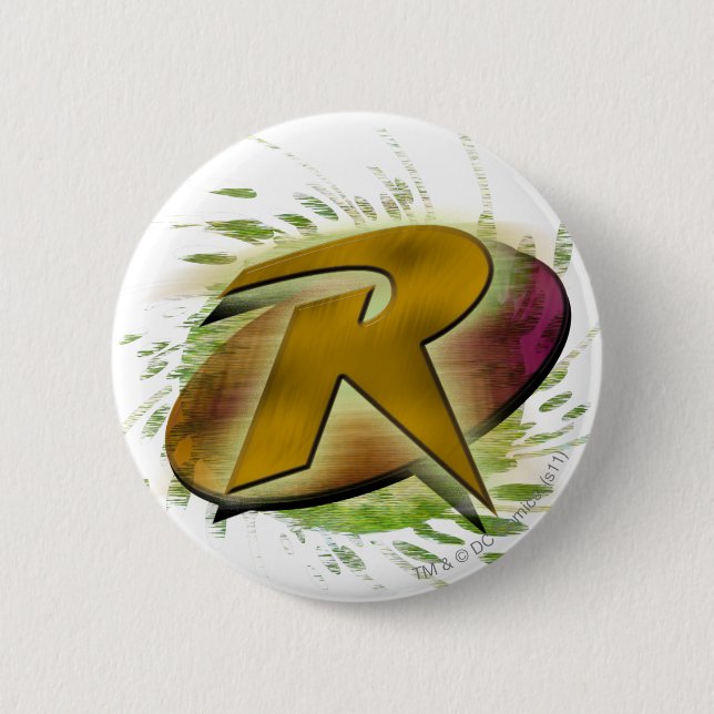 Macaron Rond 5 Cm Robin -R (Devant)