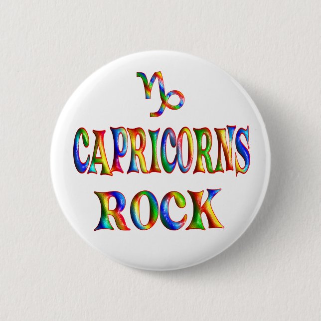 Macaron Rond 5 Cm Roche de Capricorns (Devant)