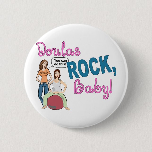 Macaron Rond 5 Cm Roche de Doulas ! Cadeaux (Devant)