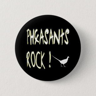 Macaron Rond 5 Cm Roche de faisans ! Bouton