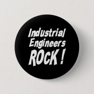 Macaron Rond 5 Cm Roche d'ingénieurs industriels ! Bouton
