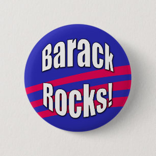 Macaron Rond 5 Cm Roches de Barack ! Bouton