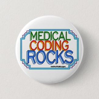 Macaron Rond 5 Cm Roches de codage Médicales