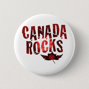 Macaron Rond 5 Cm Roches du Canada