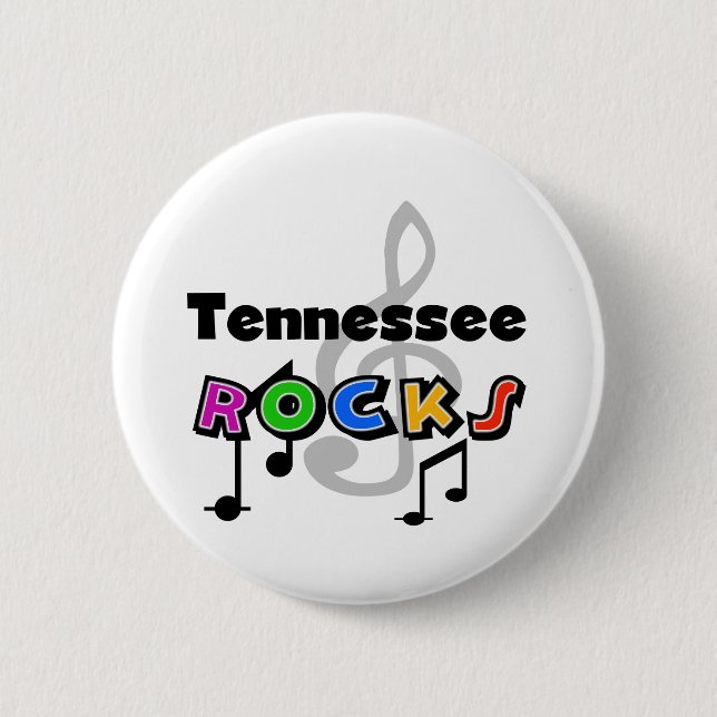 Macaron Rond 5 Cm Roches du Tennessee (Devant)