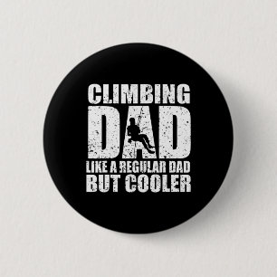 Macaron Rond 5 Cm Rock Climber Bouldering Vintage Retro Rock Climbin