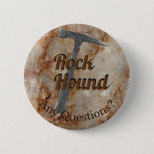 Macaron Rond 5 Cm Rock Hound Vous Posez Des Questions ? Me Demander 