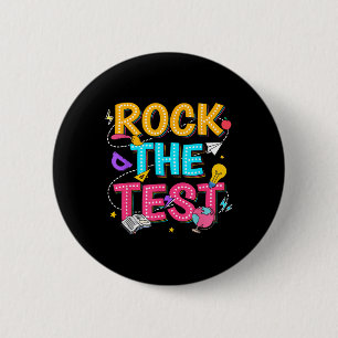 Macaron Rond 5 Cm Rock Le Test Motivational Test Day Pour Enseignant