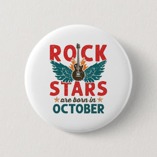 Macaron Rond 5 Cm Rock Star Anniversaire Octobre Rockstar Rock n Rol