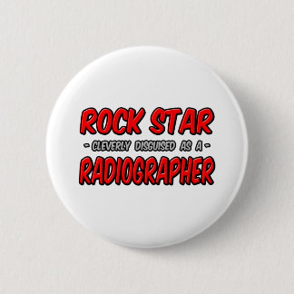 Macaron Rond 5 Cm Rock Star. Radiographe