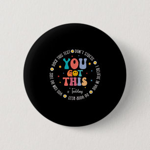 Macaron Rond 5 Cm Rock The Test Teacher Test Day Tests Motivationnel