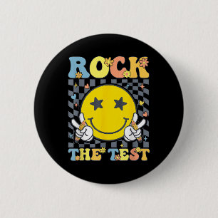 Macaron Rond 5 Cm Rock The Test Test Day Enseignant