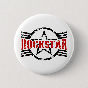 Macaron Rond 5 Cm Rockstar