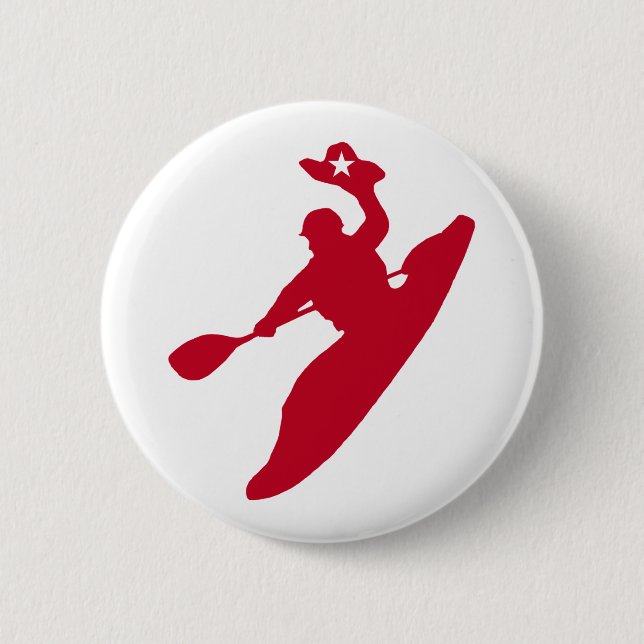 Macaron Rond 5 Cm Rodeo Kayak (Devant)