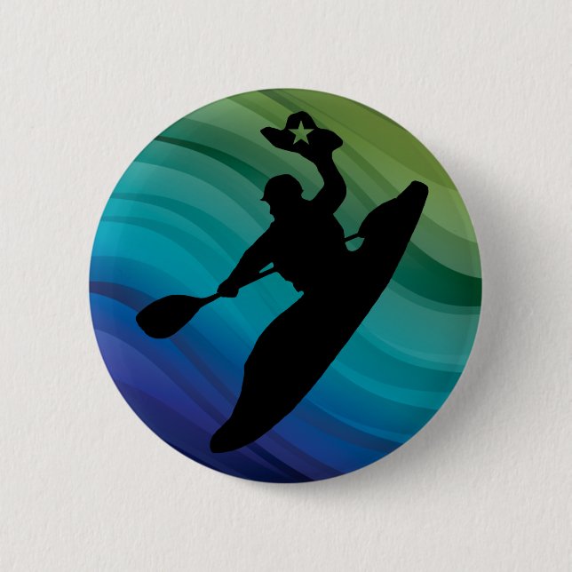 Macaron Rond 5 Cm Rodeo Kayak (Devant)