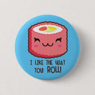 Macaron Rond 5 Cm Roll de Sushi Emoji