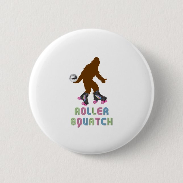 Macaron Rond 5 Cm Roller Squatch (Devant)