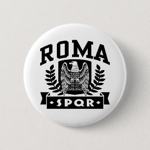 Macaron Rond 5 Cm Rom SPQR