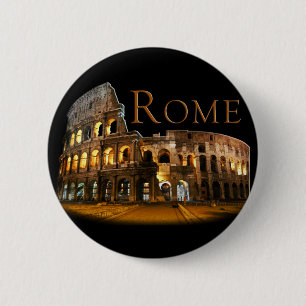 Macaron Rond 5 Cm Rome : Le Colosseum