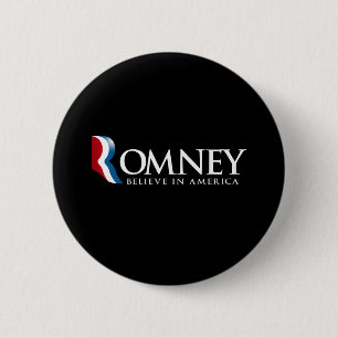 Macaron Rond 5 Cm Romney - croyez à l'Amérique -
