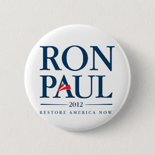 Macaron Rond 5 Cm Ron Paul 2012
