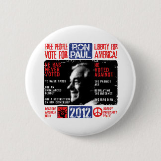 Macaron Rond 5 Cm Ron Paul 2012