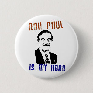 Macaron Rond 5 Cm Ron Paul est mon héros