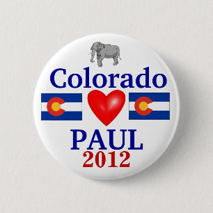 Macaron Rond 5 Cm Ron Paul le Colorado 2012