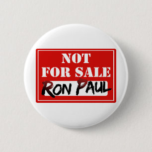 Macaron Rond 5 Cm Ron Paul n'est pas EN VENTE ! ! !