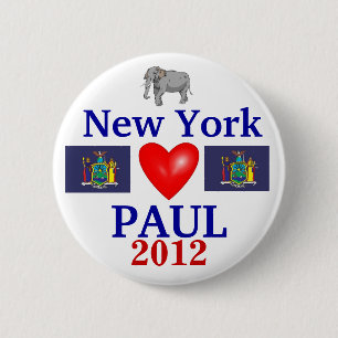 Macaron Rond 5 Cm Ron Paul New York 2012