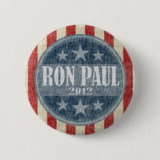 Macaron Rond 5 Cm Ron Paul pour le bouton de président 2012 campagne