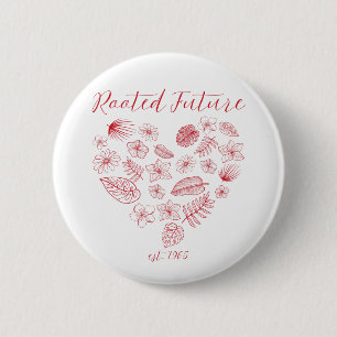 Macaron Rond 5 Cm Rooted Future date de création 1965 Bouton