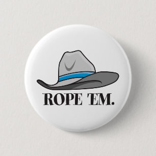 Macaron Rond 5 Cm Rope les vitesse de cowboy