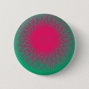 Macaron Rond 5 Cm rose abstrait
