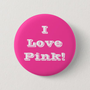 Macaron Rond 5 Cm Rose d'amour du bouton I