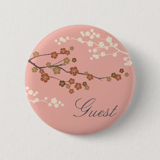 Macaron Rond 5 Cm Rose fait sur commande d'antiquité de bouton de