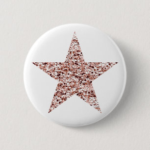 Macaron Rond 5 Cm Rose Gold Sequin Twinkle Clipart Shining Star Clip