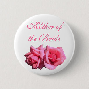 Macaron Rond 5 Cm rose rose mère de la mariée mariage