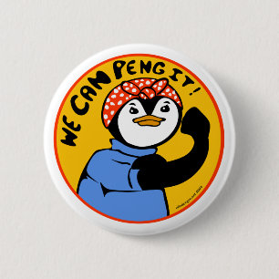 Macaron Rond 5 Cm Rosie le Penguiter